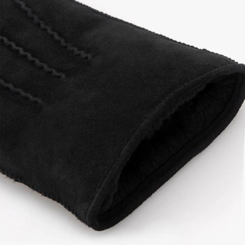 Ladies Iris Sheepskin Gloves Black Extra Image 5